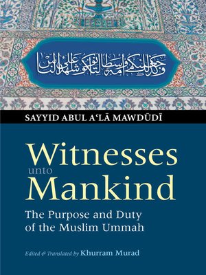 cover image of Witnesses unto Mankind